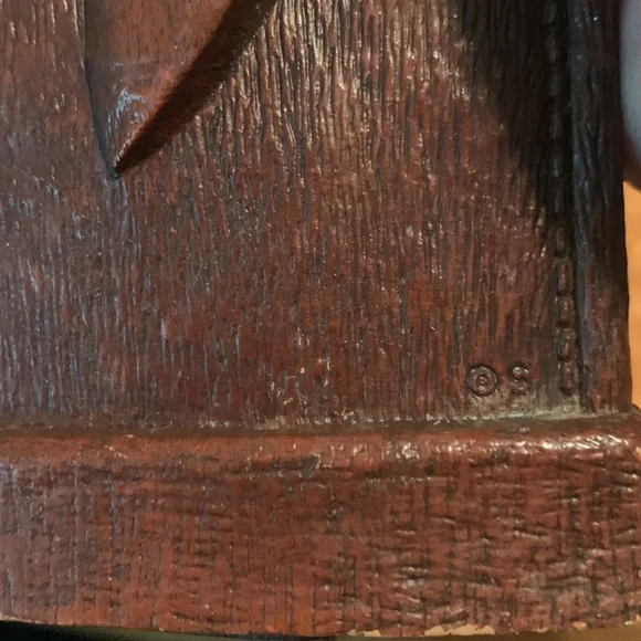 Vintage Brown 1940s Syroco Wood Horse Head Bookend Set of 2…2nd One Just Found! - Picture 12 of 16